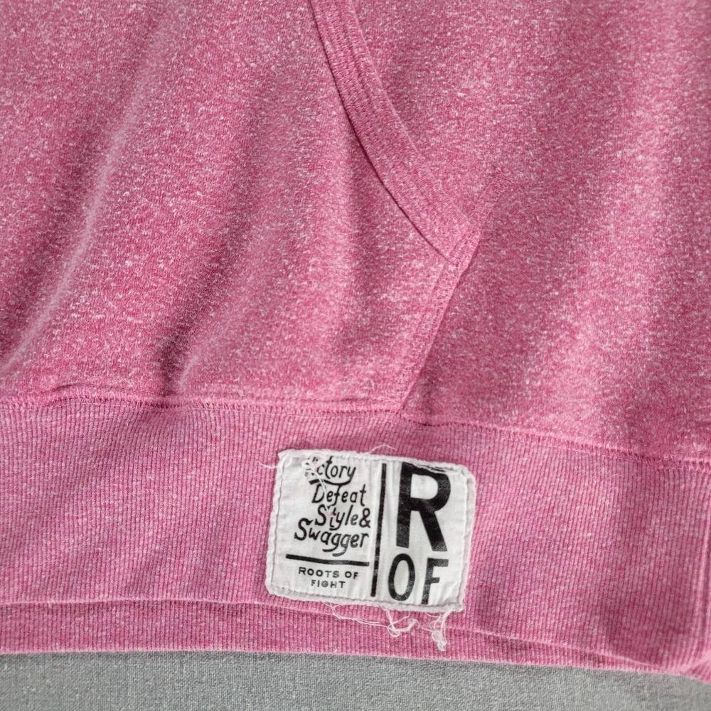 Roots of Flight CM Punk Black Sheep Pink fleece hoodie Medium - Picture 2 of 9
